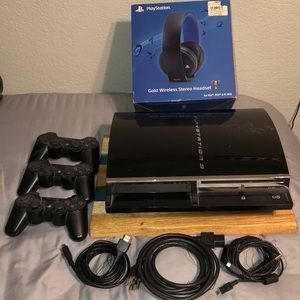 PS3 complete set, working condition!